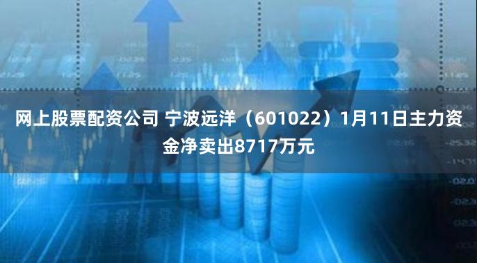 网上股票配资公司 宁波远洋（601022）1月11日主力资金净卖出8717万元